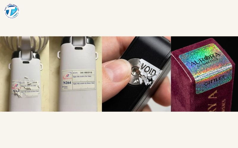 In tem vỡ cũng có thể quảng bá thương hiệu